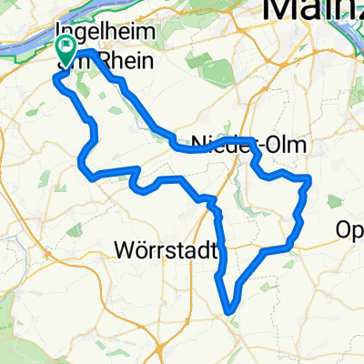 018f Ingelheim - Partenheim - Gabsheim - Mommenheim - Nieder-Olm - Ingelheim