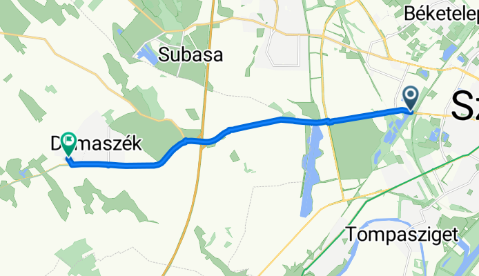 Bajai út 1., Szeged - Klebelsberg Kunó utca 8., Domaszék