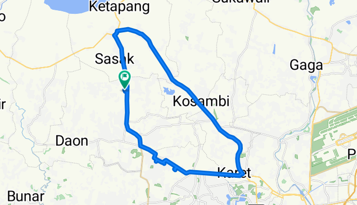Jalan Berkah V, Kecamatan Rajeg to Jalan Berkah V, Kecamatan Rajeg