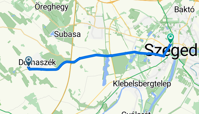 Klebelsberg Kunó utca 8., Domaszék - Berlini körút 18., Szeged