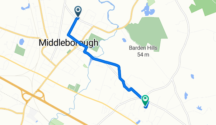 39 North St, Middleborough to 6 Bonnie Way, Middleboro