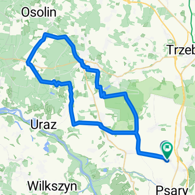 Route to Parkowa 84, 55-114 Wisznia Mała