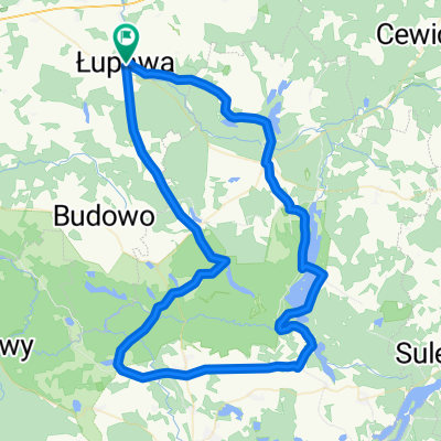 z Łupawy nad jez. Jasień