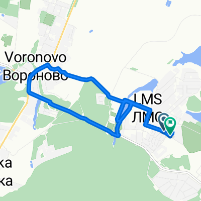 Приозёрный Микрорайон, 1А, ЛМС до Микрорайон Солнечный Городок, 5, ЛМС