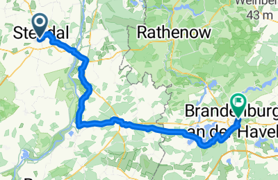 Route in der Bikemap App öffnen