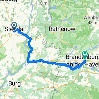 Stendal nach Brandenburg an der Havel