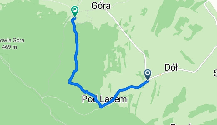 Oparówka- Kozłówek skład drewna