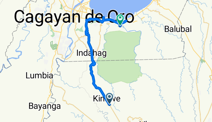 Libona-Indahag Road, Libona to Cagayan de Oro