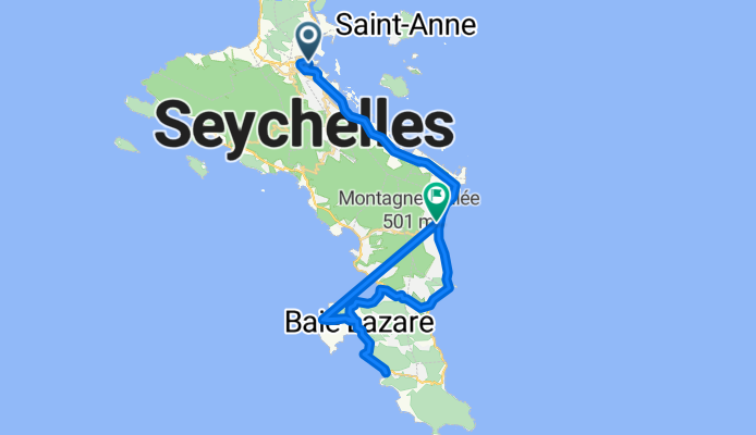 Flamboyant Avenue to East Coast Road, Mahe Island