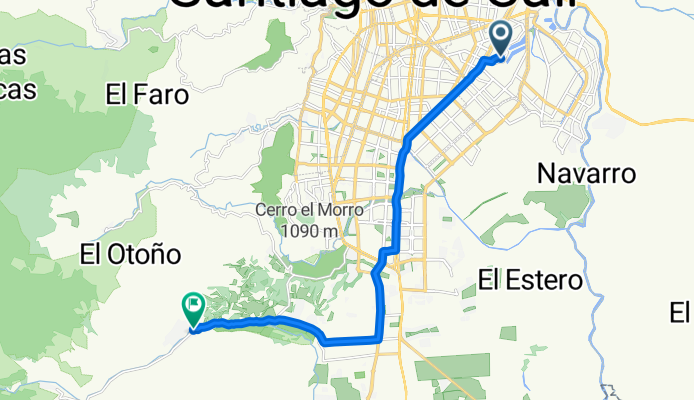 De Carrera 26K 7272, Cali a La Voragine Ini