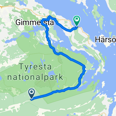 Day 4b: Tyresta (Mörby sign) to Tyresö