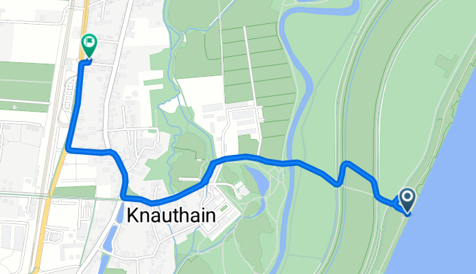 Straße ohne Straßennamen, Leipzig nach Gleitsmannstraße 8, Leipzig