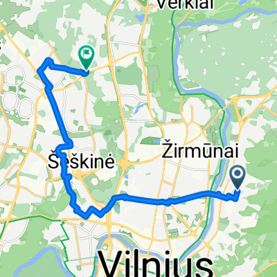 V. Grybo Gatvė 32a, Vilnius to Ateities gatvė 31, Vilnius