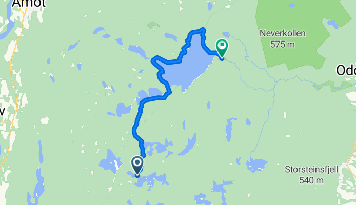 Krokstadelva to Glitreveien 41, Lier