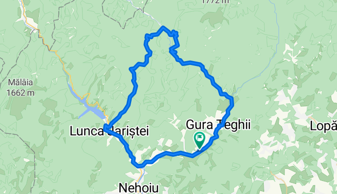 Route to Furtunești, Gura Teghii, Jud. Buzău