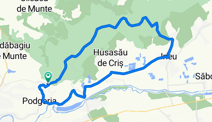 Padure Saldabagiu de Munte-Ineu-Husasau de Cris-Fughiu-Podgoria-Padure Saldabagiu de Munte   CLONED FROM ROUTE 1188023