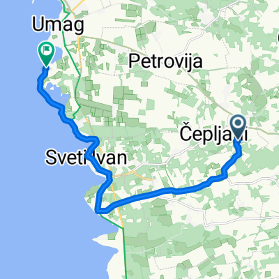 Kranceti 66A, Juricani nach Umag