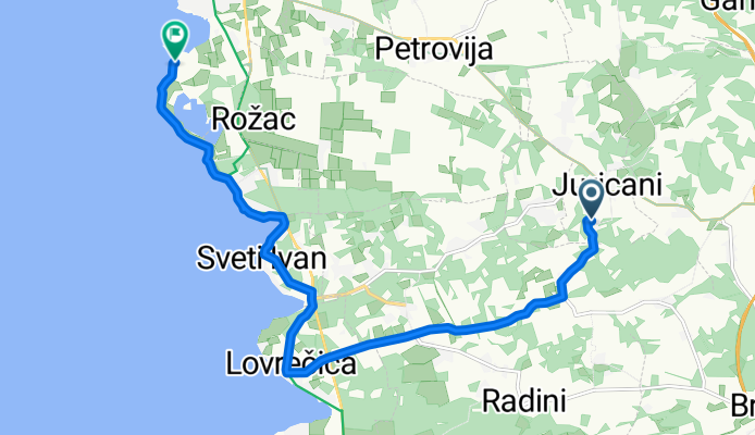 Kranceti 66A, Juricani nach Umag