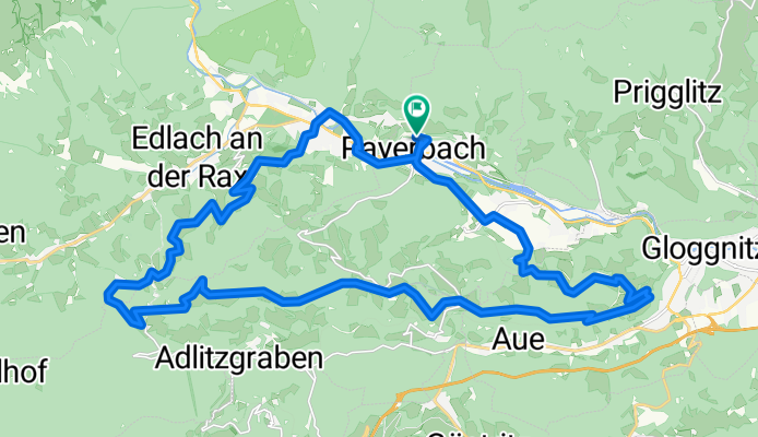Kreuzbergstecke vom Bahnhof Payerbach-Reichenau (Ohne Singletrails)