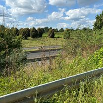 Ehemalige Autobahn A61 Teilstück Tagebau Garzweiler