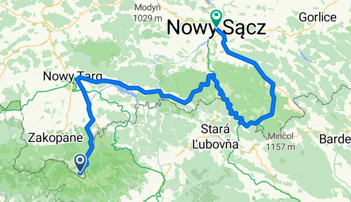 Pologne 3 : Nowy Sącz - Morskie Oko (Żabie Oko)
