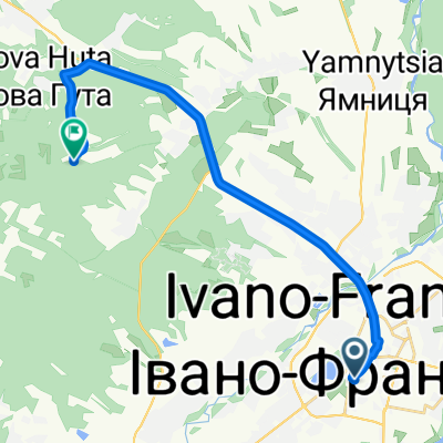 Івано-Франківськ - Павлівка - Нова Гута
