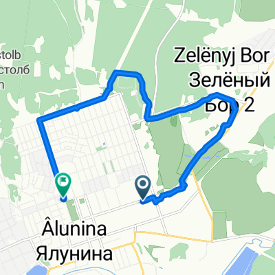 От Коммунистическая улица 24, Полевской до улица Степана Разина 39, Полевской