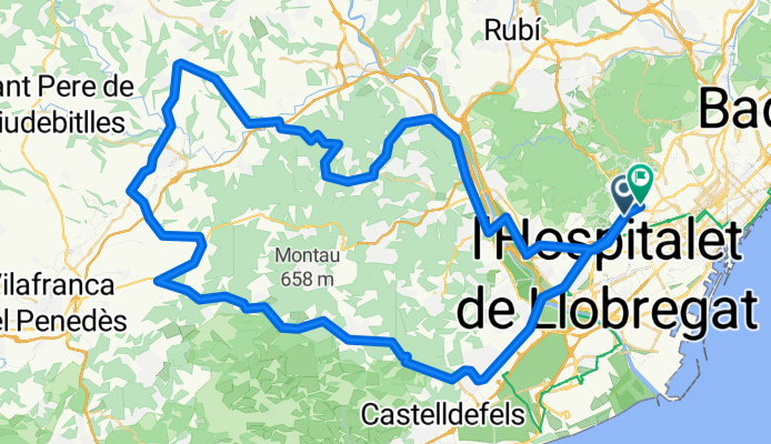 BCN-Begas-St Llorenç-Aragay-St Andreu-BCN