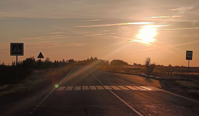 Foto 1 der Bikemap-Route "От улица Лермонтова, Увельский до улица Тенистая, Южноуральск"