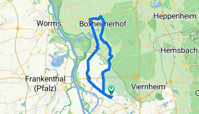 Mannheim-Bürstadt-Lampertheim-Mannheim