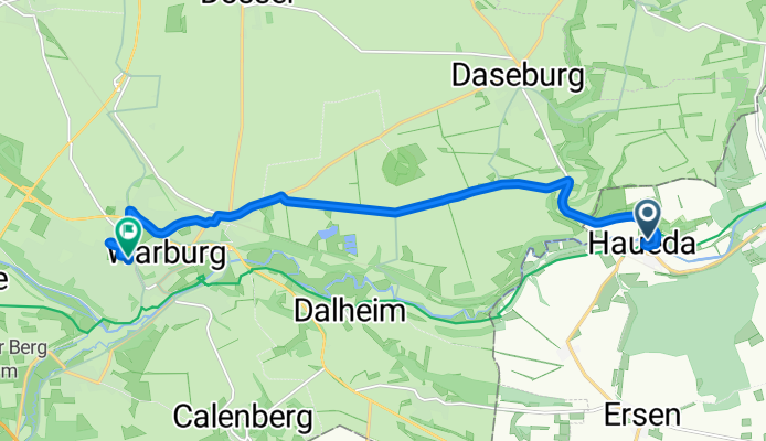 Mühlenweg 5, Liebenau nach Hüffertstraße 50, Warburg