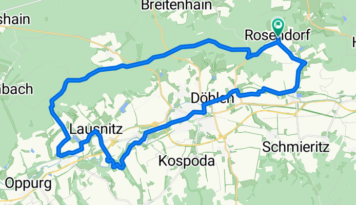 Rosendorf-Rittergut Positz-Mühlengrund-Rosendorf