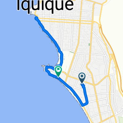 Ruta desde Víctor Garrido 2843, Iquique