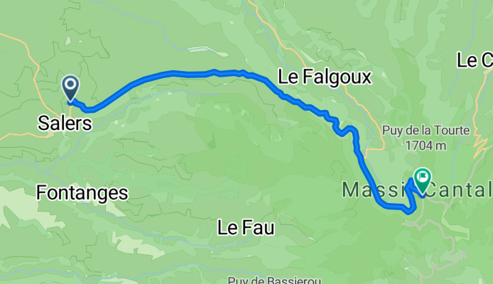 De Salers à Puy Mary 104, Le Claux