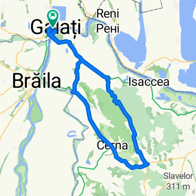 traseu de baza al muntilor macin