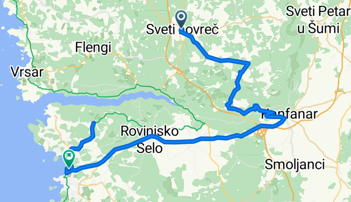 Gradski trg 5, Sveti Lovreč to Ulica Labinske Republike 4, Rovinj