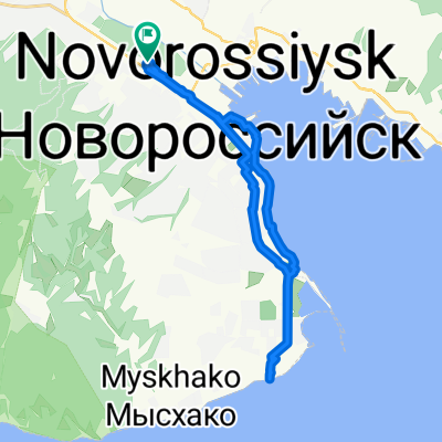 От E97 41е, Новороссийск до E97 41е, Новороссийск
