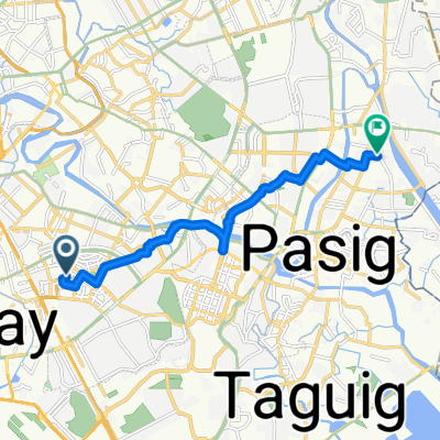 V.A. Rufino Street 107, Makati to Pearl Street 24, Pasig