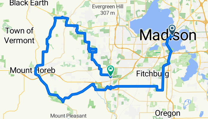 711 Jenifer St, Madison to 522–646 N Main St, Verona