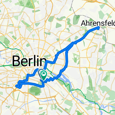 Route nach Weserstraße 215, 12047 Berlin