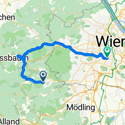 Breitenfurt Kloster nach Matzleindorf