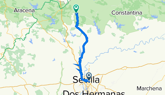Sevilla - Almaden de la Plata (Vía de la Plata