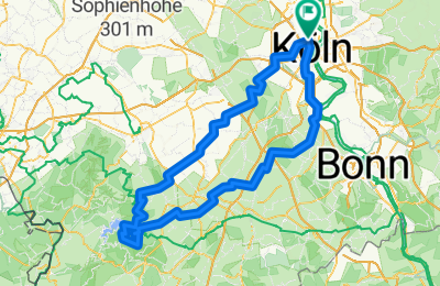 Route in der Bikemap App öffnen