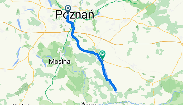 J Kassyusza 2, Poznań do Dworcowa 11, Kórnik