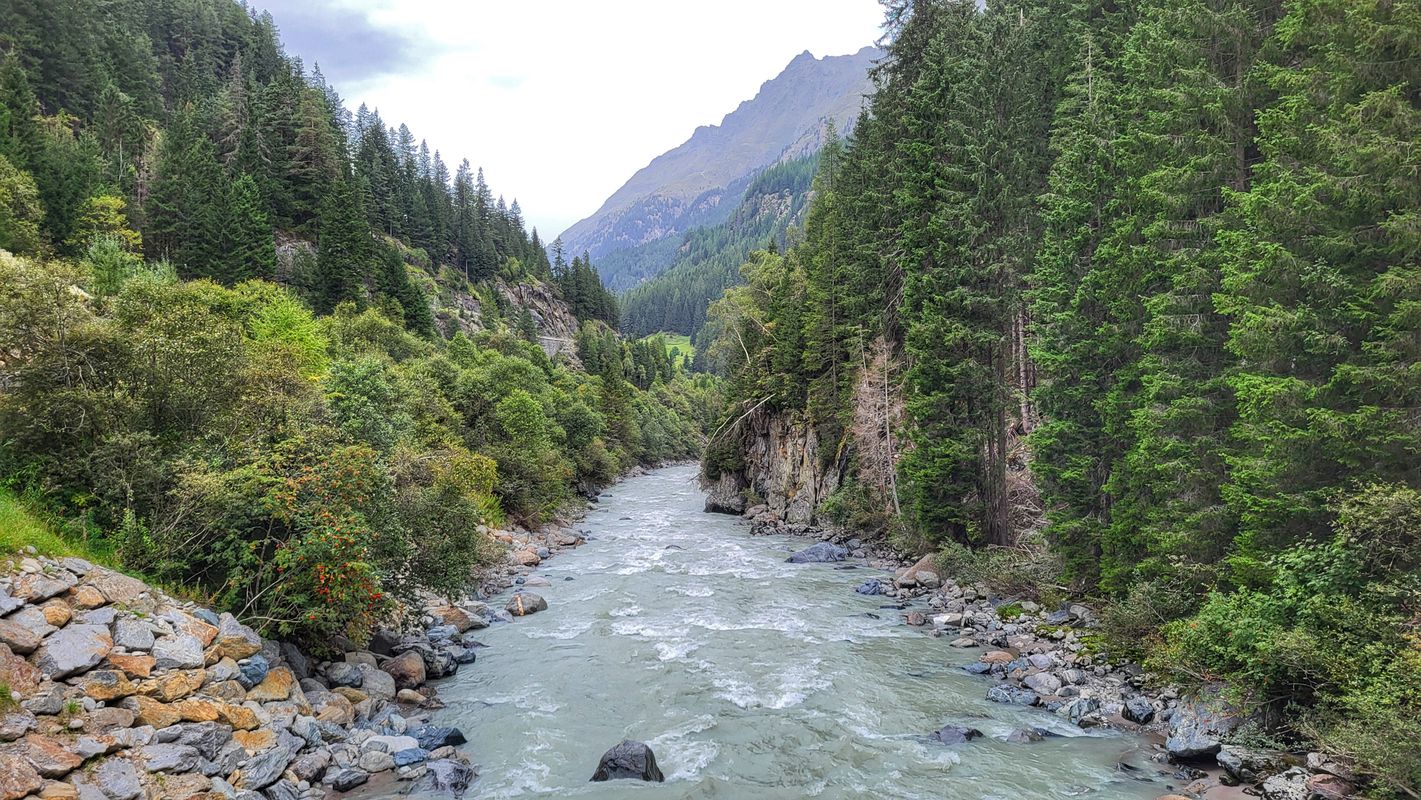 Vor dem großen Regen noch mal nach Sölden hoch