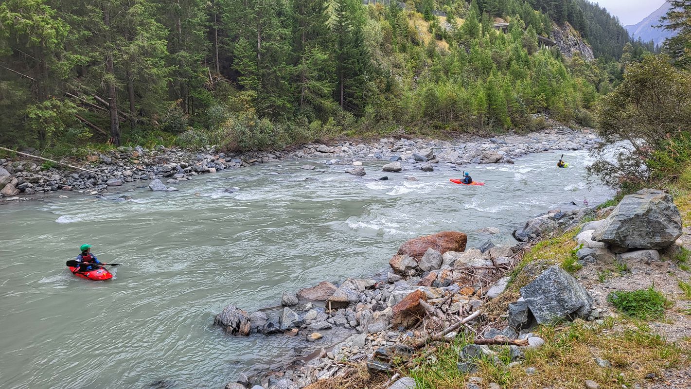 Vor dem großen Regen noch mal nach Sölden hoch
