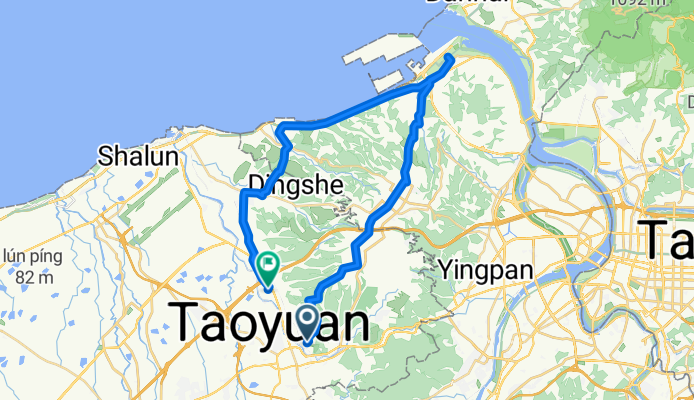 桃園榮民醫院-林口-八里左岸-桃園市
