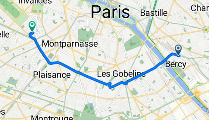 48 bis Boulevard de Bercy, Paris à 1 Rue Bouchut, Paris