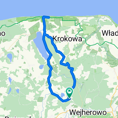 Na Dębki i z powrotem 3 szlakami pieszymi zielonym, czarnym oraz czerwonym.