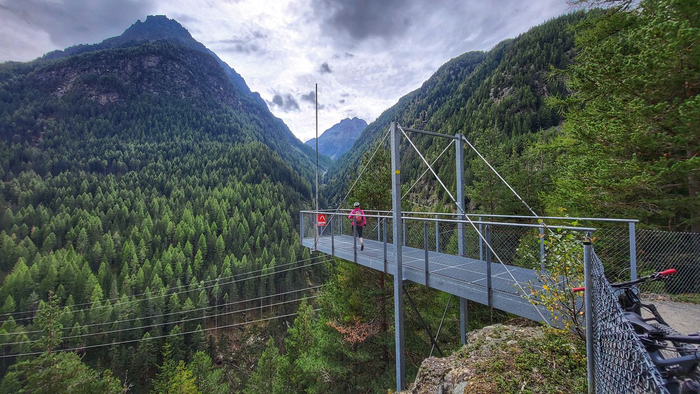 Erst zur Pollesalm (leider schon geschlossen) und dann zur Feuersteinhütte